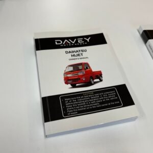 Daihatsu Hijet Owner's Manual - S500 Series